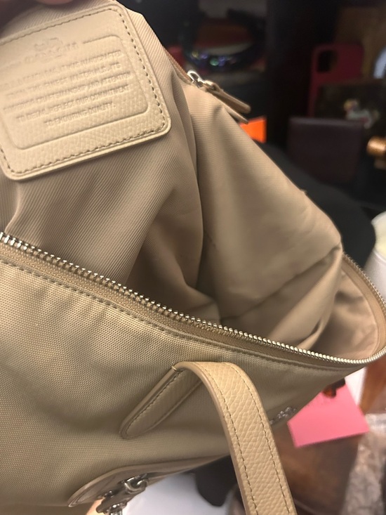 Coach Nylon Tote Bag with Silver Hardware. *Original Hang Tag missing - Picture 11 of 11